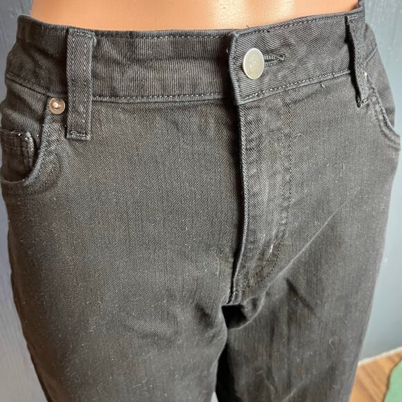 Aviator Nation Black Jeans Straight Leg Sz 34 Western Trendy Coastal Cowgirl - Picture 3 of 9